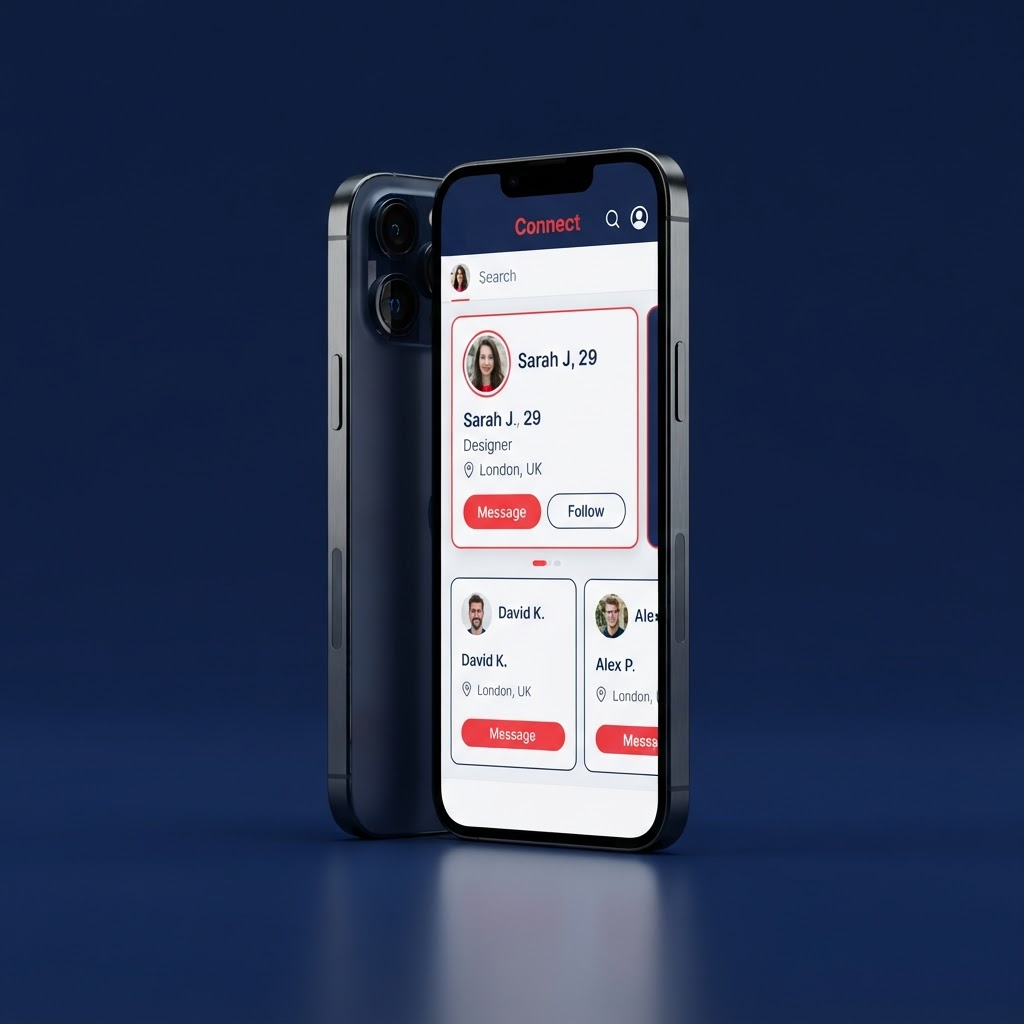 EverKonnect mobile app shown on a smartphone